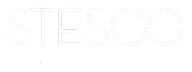 Stesco Marketing Logo White Text